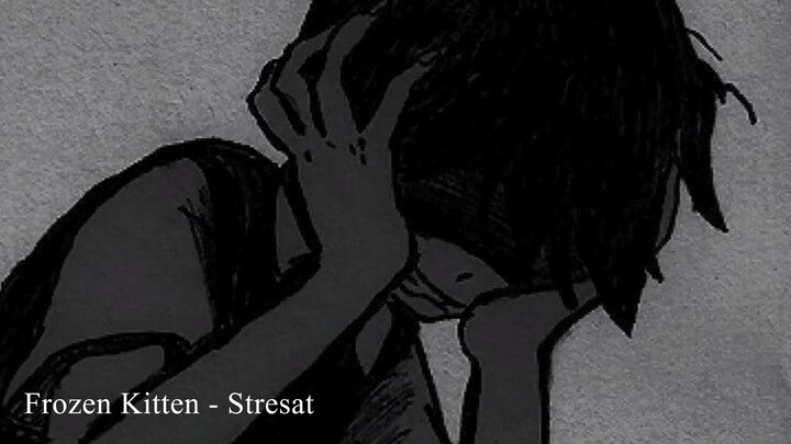 Frozen Kitten - ストレサット (0fficial Lyric Video) (ARES Cover)