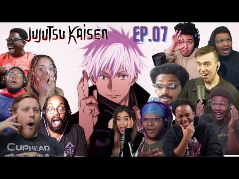 GOJO'S FACE REVEAL & DOMAIN EXPANSION | JUJUTSU KAISEN EPISODE 07 ULTIMATE REACTION COMPILATION