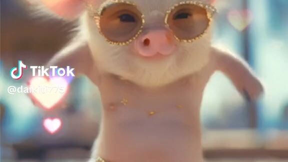 dancing pig🤩🤩🤩