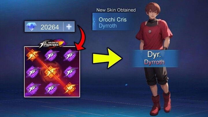 I SPENT 20K DIAMONDS JUST TO GET THIS DYRROTH SKIN!! - MLBB
