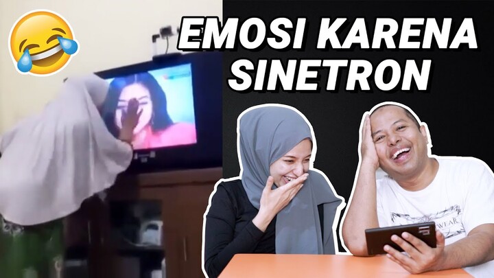 11 REAKSI KOCAK EMAK EMAK NONTON SINETRON