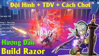 Hướng Dẫn Build Razor - 31 k DAME - Siêu Sát Thương Vật Lý - Genshin Impact