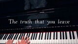 This is an emotional song "the truth that you leave"