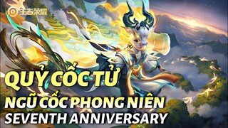 [ Vương Giả Vinh Diệu ] Trang phục kỷ niệm sinh nhật 7 tuổi VGVD - Quỷ Cốc Tử ( Ngũ Cốc Phong Niên )