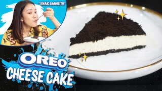 OREO CHEESE CAKE YANG LUMER BANGET DI MULUT! NO BAKE!