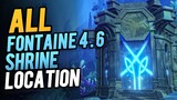 All Fontaine Shrine of Depths Locations Genshin Impact 4.6