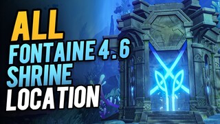 All Fontaine Shrine of Depths Locations Genshin Impact 4.6