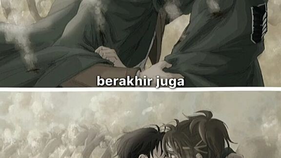 levihan kiss😭😭😭😭....cebol akhirnya cium*n😭🙌