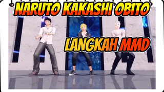 [Naruto MMD] Naruto x Kakashi x Obito - LANGKAH