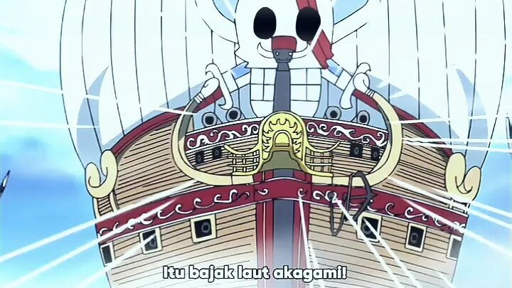 setelah nahan kaido, shanks selalu datang dengan gaya