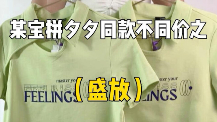 Selisih Harga 44! Perbandingan Pakaian Lengan Pendek dari Sumber yang Sama di Taobao dan Pinduoduo