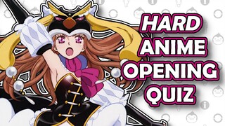 Anime Opening Quiz | HARD (60 Openings w/ Video)