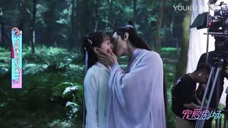 【Vietsub】 Hậu trường Lưu Ly Mỹ Nhân Sát  | Cảnh hôn trong rừng của Toàn Cơ và Tư Phượng