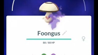 Pokémon GO-Evolving Shadow Foongus