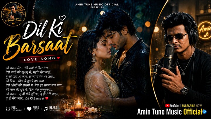 Dil Ki Barsaat ❤️ | Romantic Hindi Love Song 2026 | Rain Love Song | Amin Tune Music Official #music
