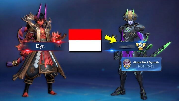 I PLAY IN INDONESIA SERVER 🇮🇩 AND MET THIS TOP 1 GLOBAL INDONESIAN DYRROTH!!