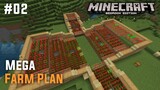 Rencana sawah terbesar | Minecraft Survival #02