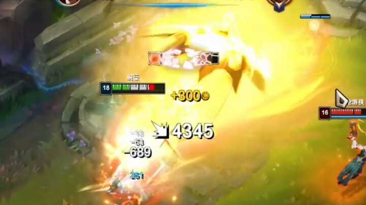 Khi giao tranh tập trung chú ý vị trí gây sát thương, đừng để bị W của tớ trúng nhé!