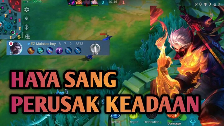 PAKAI HAYABUSA FAST HAND | GAMEPLAY MLBB
