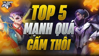 Top 5 Tướng khiến Cao Thủ Cũng Phải Sợ Mùa 21, Team 5 Vô Đối | TNG liên quân mobile