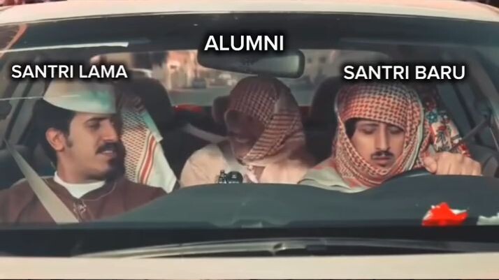 Kehidupan Alumni ,santri lama, dan santri baru😂