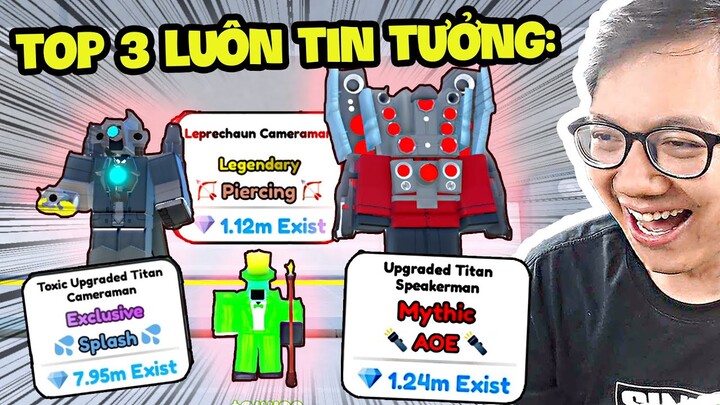 Tôi Đã Sở Hữu Titan Roblox Toilet Tower Defense SIÊU MẠNH...