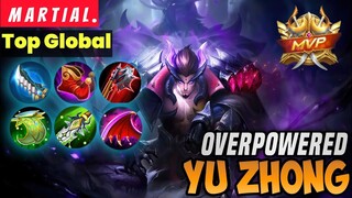 FUNNELING YU ZHONG IS OVERPOWERED🔥 - TOP GLOBAL YU ZHONG GAMEPLAY - MOBILE LEGENDS