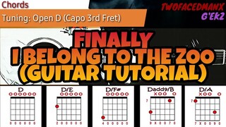 I Belong To The Zoo - Finally (Guitar Tutorial)