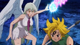 Meliodas & Elizabeth Vs Supreme Deity & Demon King | Seven Deadly Sins Season 3