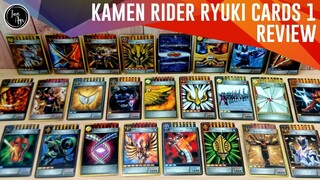 [ REVIEW ] Kamen Rider Ryuki 仮面ライダー龍騎 Advent Cards A アドベントカード Kartu Dragon Knight ナイト Ryuga リュウガ