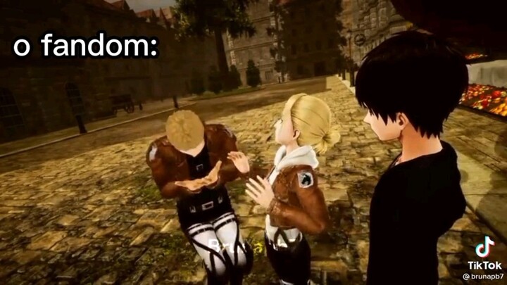 Just some random memes of AoT that I found in the Internet (credits to the owners of the videos)