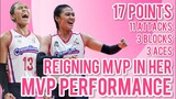 CED DOMINGO proved that she is the REIGNING MVP! | Game Highlights vs PLDT | PVL Reinforced 2022