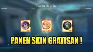 15 TIKET GATCHA GRATIS EVENT ASPIRANTS UNITE PHASE 2 DAPAT SKIN FANNY ANIME & SKIN EPIC PERMANEN!