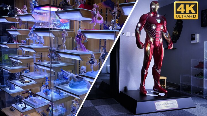 What’s it like to spend 100K on an entire figure wall + a 1:1 Iron Man statue? Shixin’s Zero-to-Home