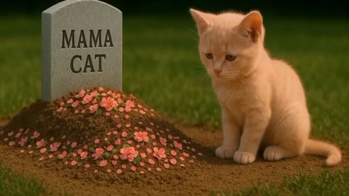 No Rest, Mama Cat Dies After Long Exhausting Journey