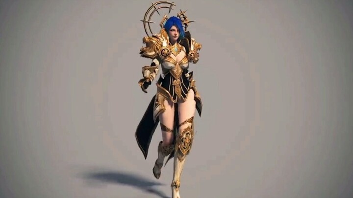 เกมแอนิเมชั่นตัวละครหญิงเดินและวิ่งจนตาย