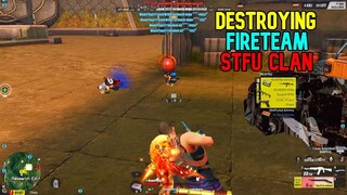 DESTROYING FIRETEAM STFU CLAN (Rules of Survival Battle: Royale)