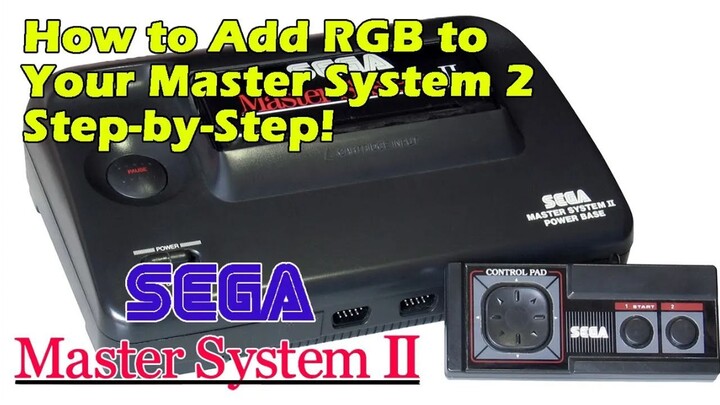 RGB Upgrade Master System 2: Clean Video Output Mod