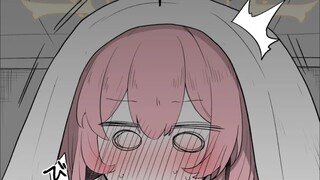 (蔚蓝档案/nekko)躲着被子里面偷吃的小护士