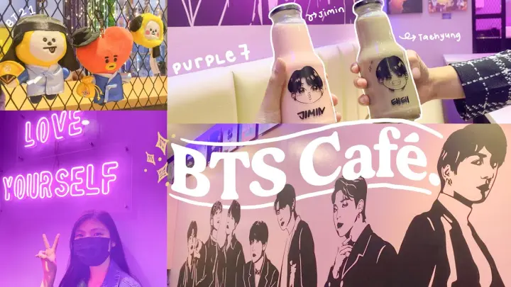 BTS (ë°©íƒ„ì†Œë…„ë‹¨) THEMED CAFE TOUR | Purple 7 Philippines ðŸ’œ