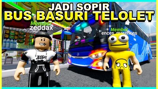 Aku Jadi SOPIR BUS BASURI TELOLET di Roblox! (Bus Driving Indonesia Basuri🚍)