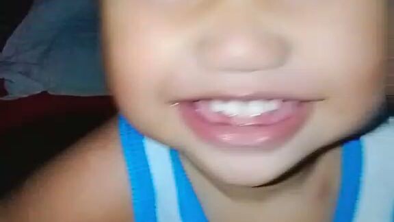 smile face baby