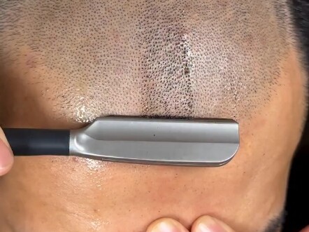 Shaving on a weekday
