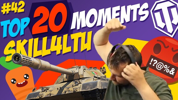 #42 skill4ltu vs Carro 45t TOP 20 Funny Moments | Best Twitch Clips | World of Tanks