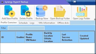 Synergy HyperV Backup Offsite Backup