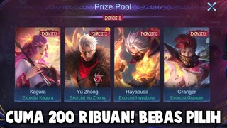 DI JAMIN DAPET SKIN EXORCISTS BEBAS PILIH CUMA 200 RIBUAN !! 10X DRAW LANGSUNG DAPET EFEK RECALL