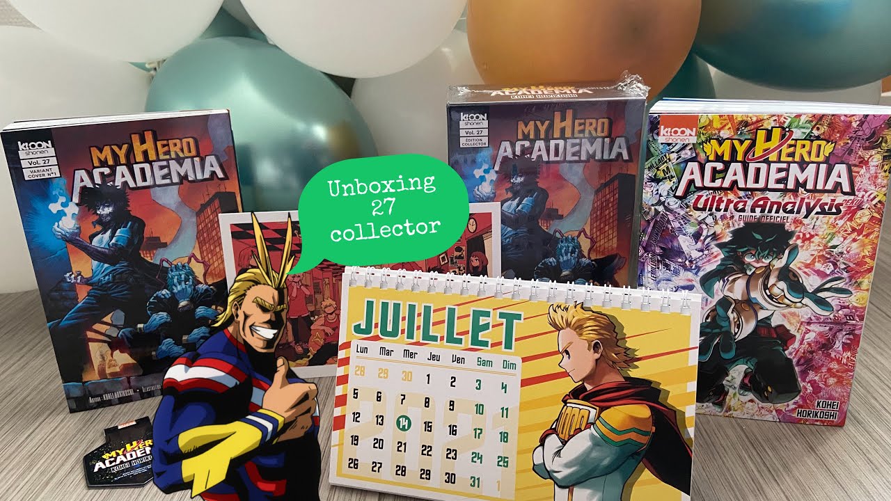 Edition Collector My Hero Academia Tome 30 UNBOXING - COFFRET COLLECTOR MY HERO ACADEMIA TOME 27 - BiliBili