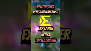 Pentingnya ‼️pengambilan bush bagi exp laner #mlbb #mobilelegends #mlbbcreatorcamp