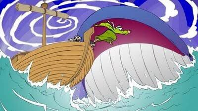 Kisah Nabi Yunus AS di lempar ke laut,dan di telan ikan paus