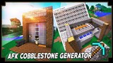 CARA MEMBUAT AFK COBBLESTONE GENERATOR - Minecraft Tutorial